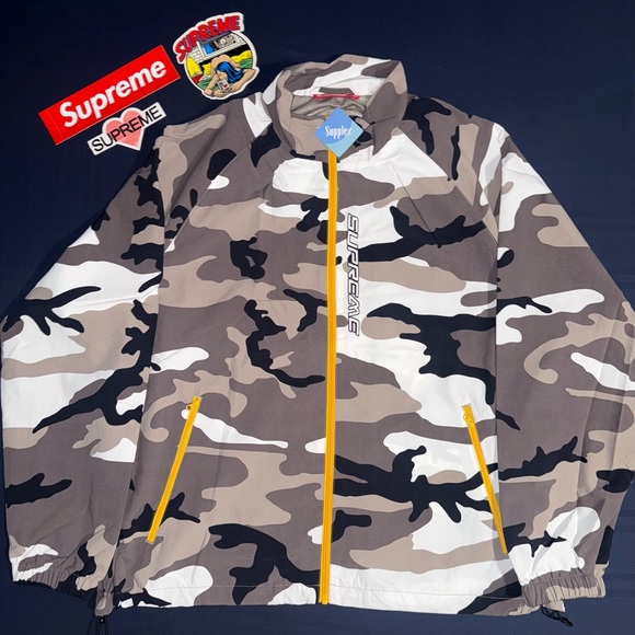 Supreme Contrast Zip Track Jacket 